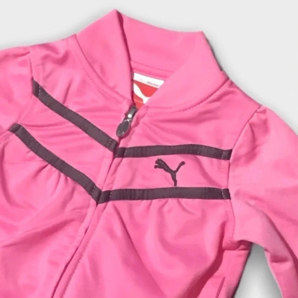 Pink  Puma Zip Up Athletic Jacket - Picture 2 of 5